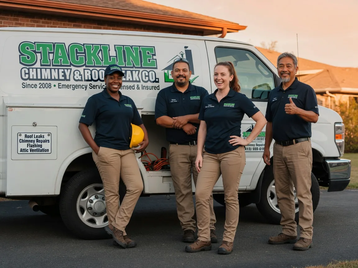 Chimney flashing repair company in Loveland, OK